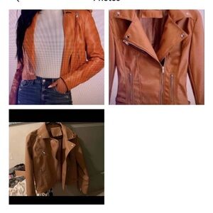 Faux Leather moto Jacket